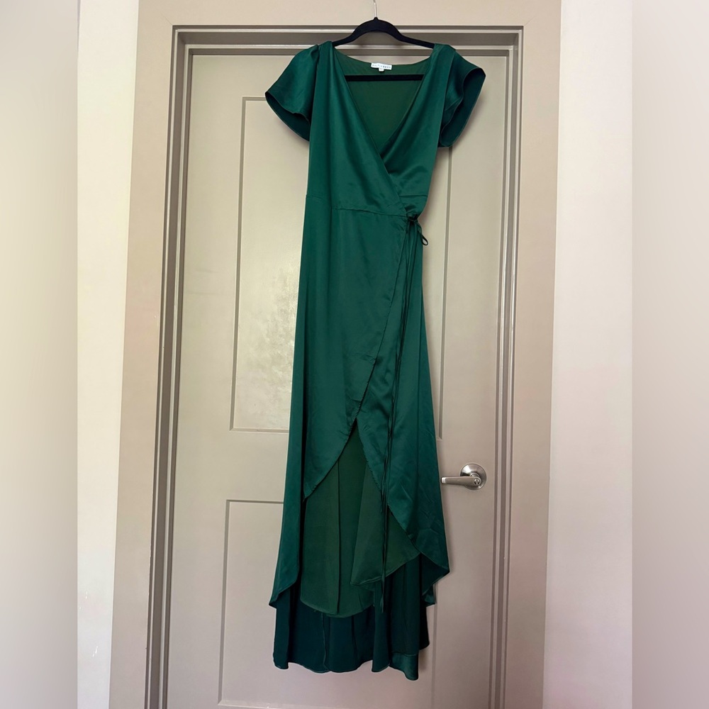 Baltic born size XL satin bridesmaid dress